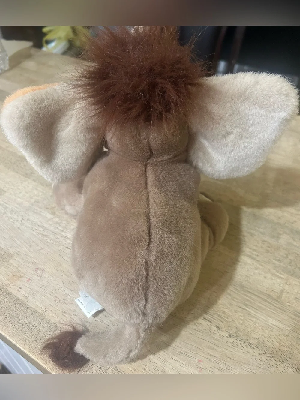 VINTAGE DISNEY STORE HATHI JR BABY ELEPHANT JUNGLE BOOK STUFFED ANIMAL PLUSH